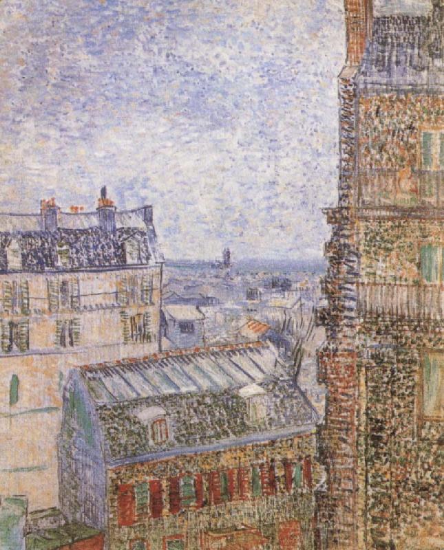 Vincent Van Gogh Paris seen from Vincent-s Room In the Rue Lepic china oil painting image